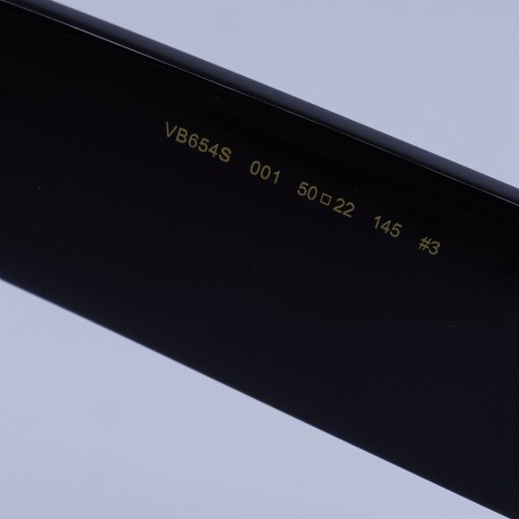 Victoria Beckham VB654S 001 Sunglasses Black Oval Frame, Grey Lenses - Picture 8 of 10